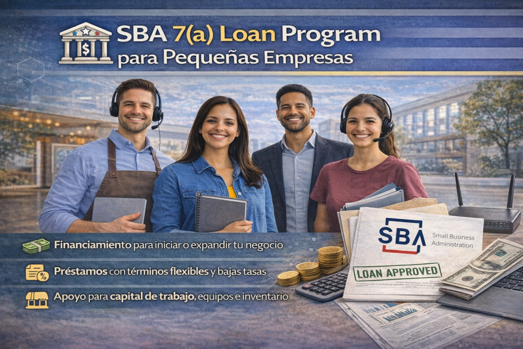 🏦 SBA 7(a) Loan Program para Pequeñas Empresas